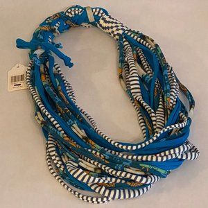 NWT Handmade Fabric Necklace
